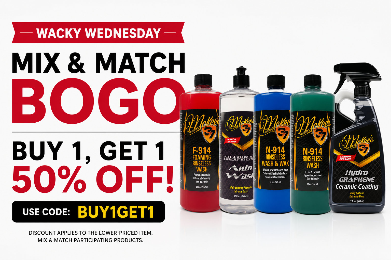 Buy 1 Get 1 50% Off